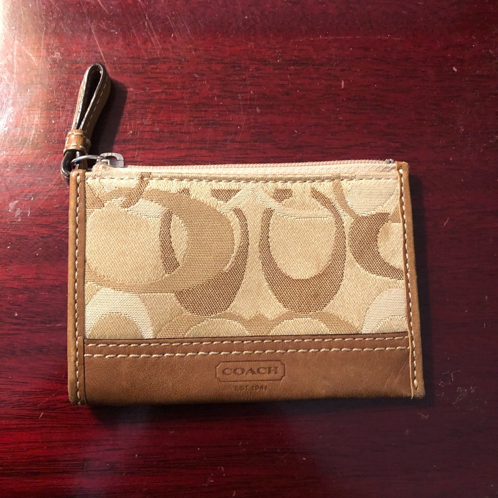 Coach Mini ID Case/Wallet & Keychain - Picture 1 of 5